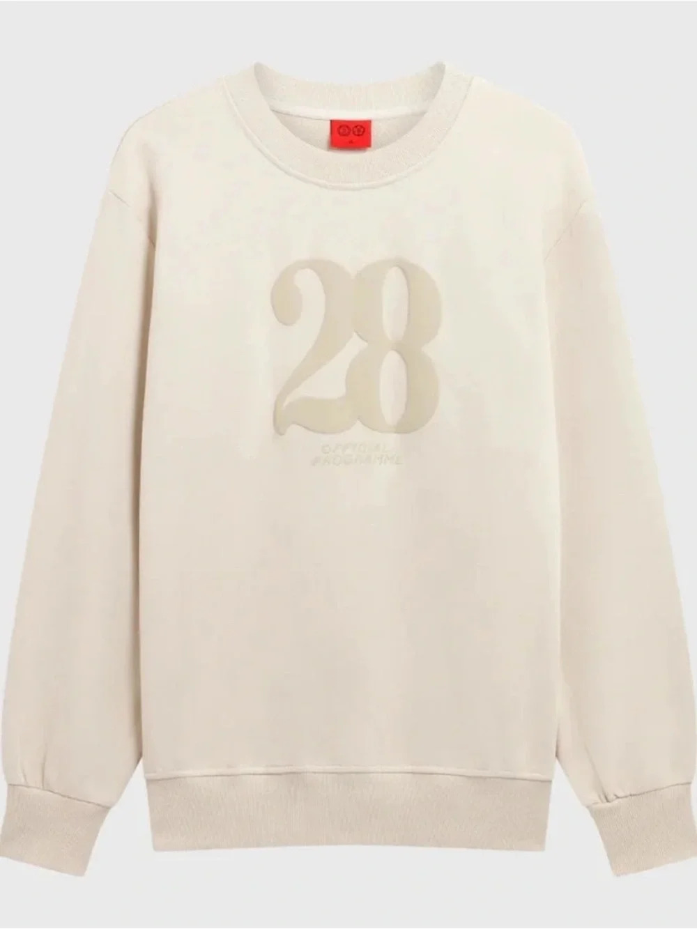 28 Official Programme Ecru Sweatshirt XL, Louis Tomlinson 28OP Clothing - Picture 1 of 16
